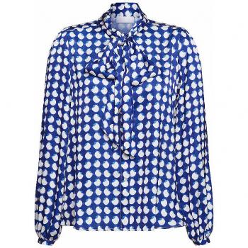 Rich & Royal Blau Damen-Bluse Größe 34
