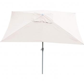 Parasol de Terrasse 2 par 3m Inclinable Crème