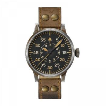 Antique Black 39mm Laco Speyer 862099 Automatic Watch