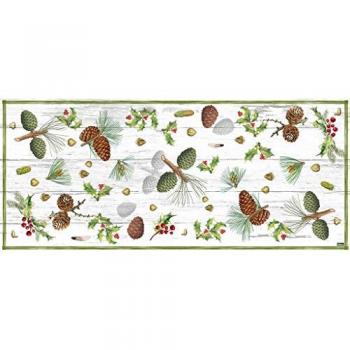 NataLuxe Alfombra de Navidad Antideslizante y Lavable