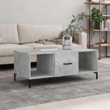 VidaXL Concrete Grey Coffee Table 102x50x40 cm Engineered Wood