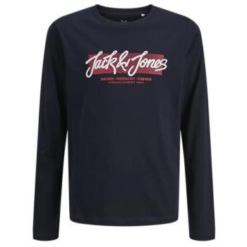 Jack & Jones Juniors Langarmshirt “JJURBAN TEE” – Sky Captain Blau, Größe 140, Single Jersey, 100 % Baumwolle