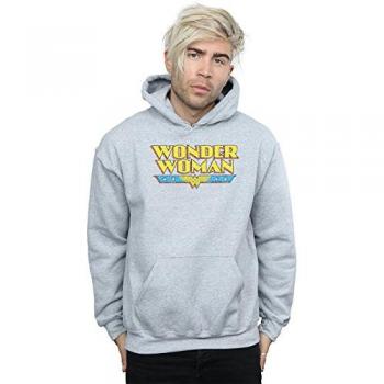 Hoodie DC Comics Wonder Woman Uomo con Logo Crackle