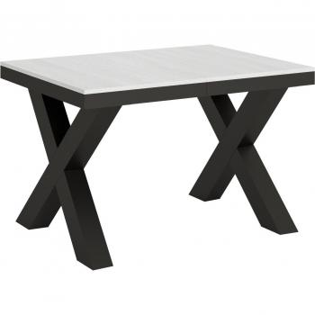Mesa Extensible Fresno Blanco Itamoby 90x120/224 con Estructura de Hierro