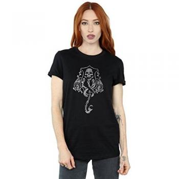 Women's Dark Mark Crest Cotton Shirt – Black
