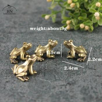 Brass Frog Tea Pet Incense Burner