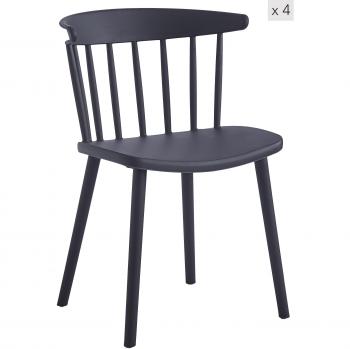 Chaises modernes EXCHANGE noires