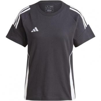 Women's Tiro 24 AdiStyle T-Shirt (L, Black)