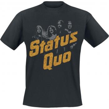 T-Shirt Status Quo Vintage Uomo Nero XXL