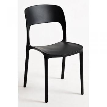 Silla Inis Minimalista en Negro