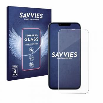Savvies iPhone 13 Pro Display‑Schutzglas (Hartglas, Transparent)