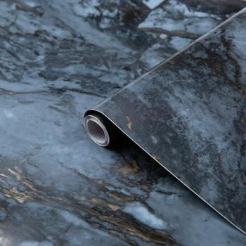 D-C-FIX Romeo Gold Silver Marble Metallic Grey Self‑Stick Vinyl