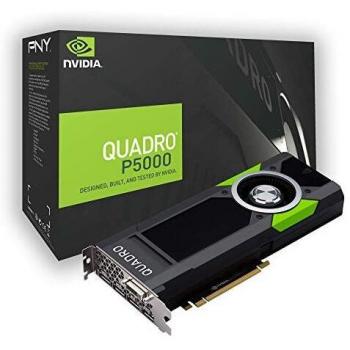PNY Quadro P5000 16GB GDDR5X Professional Graphics Card with 2560 CUDA Cores