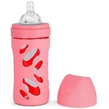 Twistshake Biberón Anticolico Cristal 260ml Pastel Rosa