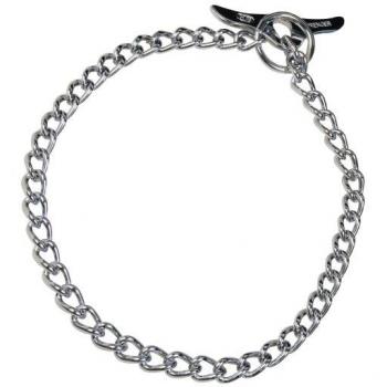 Laisse Papillon Acier Chromé et Collier pour chien HS Sprenger 60 cm