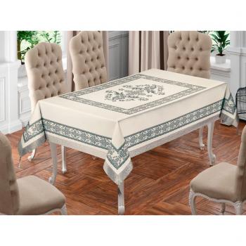Suna Tafelkleed Digitale Print 160x220, Rechthoekig, 100% Polyester Grijs