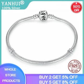 Pulsera de Abalorios de Plata 925