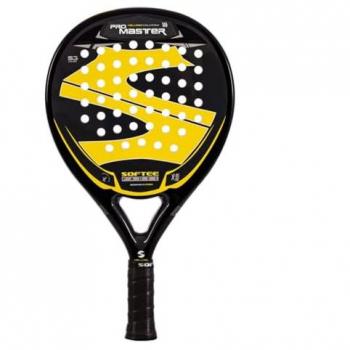 Softee Pro Master Evolution Padel Racket, Yellow – Universal Size