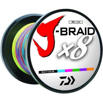 Daiwa J-Braid Multi-Color Line Bulk
