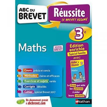 ABC du Brevet Réussite Parent Maths 3e