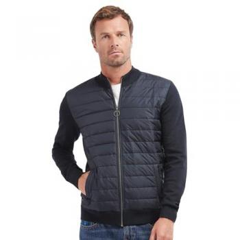 Barbour Carn Baffle Mens Zip Through Sweater