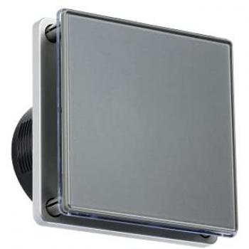 Knightsbridge 100mm LED Bathroom Extractor Fan with Overrun Timer