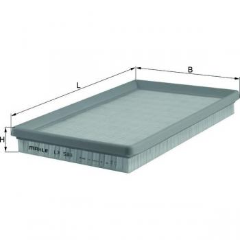 MAHLE ORIGINAL LX 588 Filtre à air pour OPEL Vectra A Berline