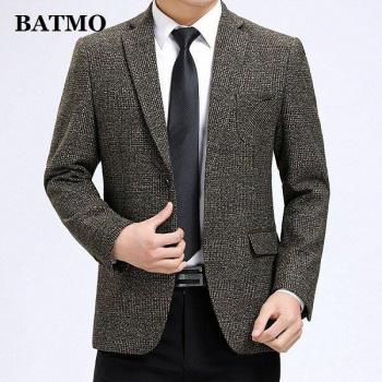 Batmo Trench Plaid Casual Hombre