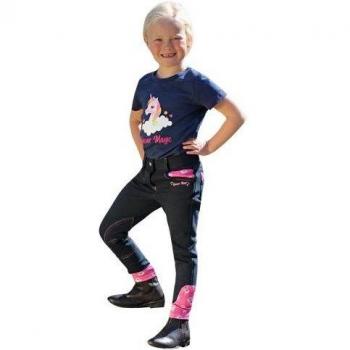 Jambières Unicorne Junior 9‑10 ans Navy Rose