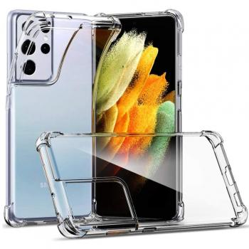 Samsung Galaxy S21 Ultra Crystal Clear Bumper Case mit Screenguard