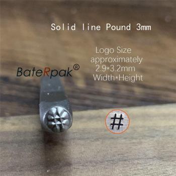Tampon métal 3mm étoile, BateRpak, accessoires bijoux DIY, prix unitaire