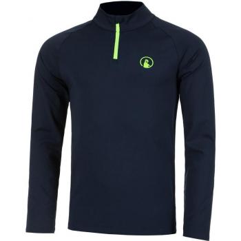 Silent Blue 1/4‑Zip Men’s Long Sleeve – S