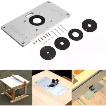 Carpenter Trimming Machine Router Insert Plate 235mm*120mm*8mm