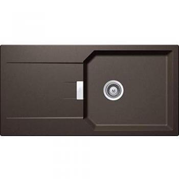 Manhattan D‑100L Inca Schock Küchenbecken – 100 × 51 cm, goldbraun