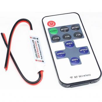 Controlador LED 12V CC con Control Remoto para Tiras de LED 2835, 5050 y 5630