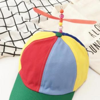 Fancy Rainbow Propeller Hat