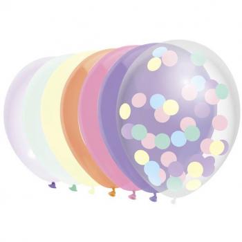 Set de Ballons Haza Witbaard pastel 30 cm (10 unités)