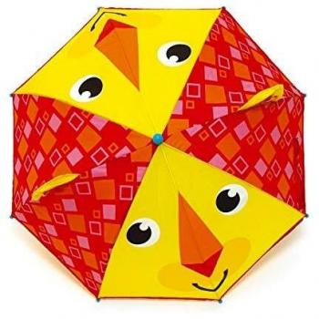 ARDITEX Kinderregenschirm Fisher-Price 3D Löwe aus Polyester 38 cm, 56 cm, Gelb