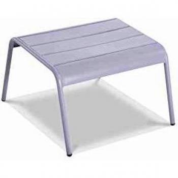 Repose-pieds en métal blanc design Palavas