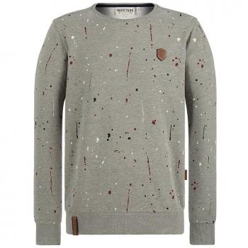 Klassisches Sweatshirt für Männer, NAKETANO, Gun Smoke, XXL