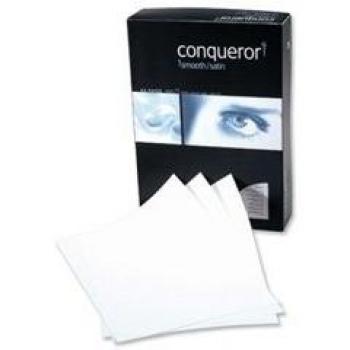 Conqueror Wove DL Peel and Seal Wallet Envelopes 120g/m2 Brilliant White Box of 500