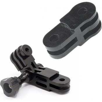 Black Aluminum 3-Way Pivot Arm for GoPro Hero Cameras