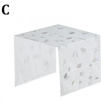 Housse anti‑poussière lavage frontal décor géométrique