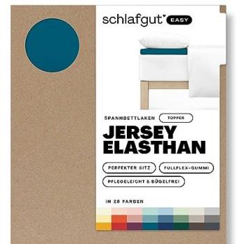 Schlafgut Spannbettlaken »EASY Jersey Elasthan Topper«