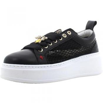 Gio Sneakers „PIA342B“ – Schwarz, Damen, Low‑Top, Gr. 37 EU