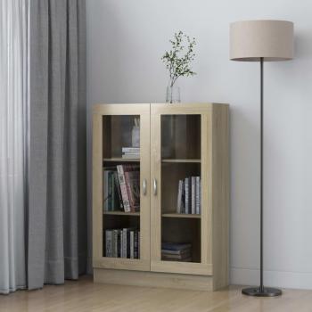 Vitrine Elegante 82,5x30,5x115cm em Carvalho
