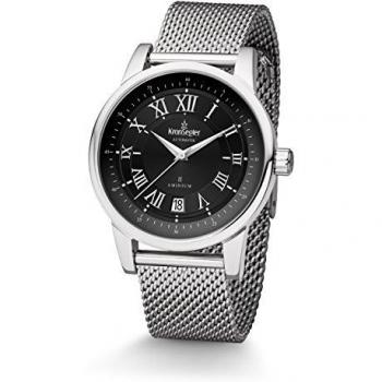 Aminium II Stahl-Onyx Automat mit Milanaiseband
