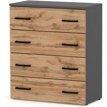 Meuble de rangement pour chaussures gris mat