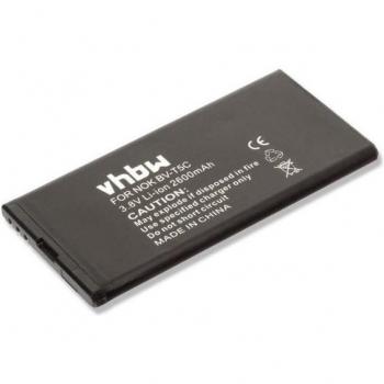 Vhbw Mobilfunkakku für Microsoft / Nokia RM-1072, RM-1073 (2600 mAh)
