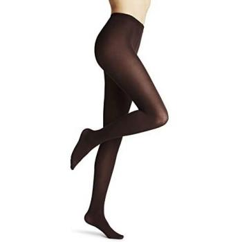 FALKE Damen Strumpfhose Cotton Touch, blickdicht, 1 Stück, Braun (Cigar 5229), S